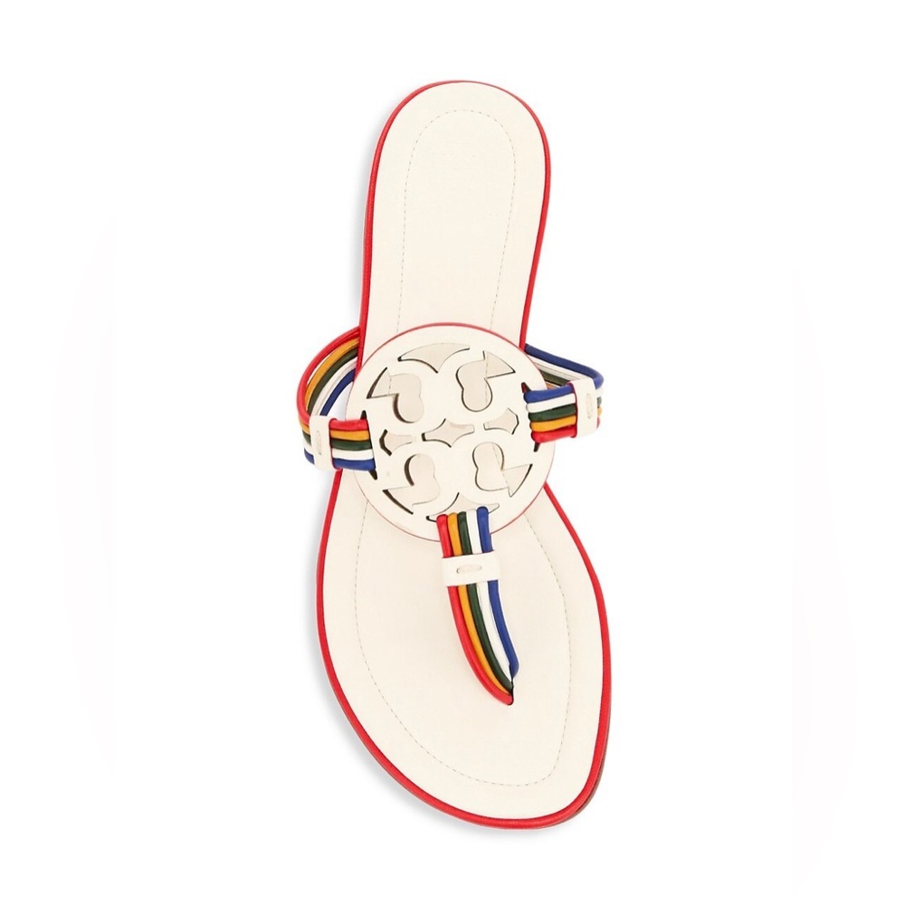 Tory Burch Miller Mignon Leather Thong Sandals